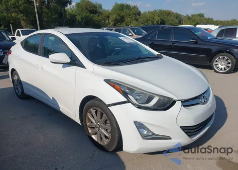 2016 Hyundai Elantra Se from USA, damaged, VIN 5NPDH4AE8GH669464